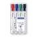 Pennarelli Lumocolor whiteboard 351 - tratto 2 mm - colori assortiti - conf. 4 pezzi - Staedtler - 351WP4 - 4007817314302 - DMwebShop - 1