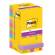Blocco foglietti Super Sticky - 654-12SSUCC - 76 x 76 mm - colori Ultra - 90 fogli - conf. 12 pezzi - Post-it - 7100290156 - 4064035065683 - DMwebShop - 1