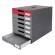 Cassettiera Idealbox Pro 7 cassetti 36,5 x 32,2 x 25 cm rosso - 9647 - 1