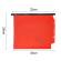 Cartella sospesa Joker armadio interasse 33 cm fondo V 33 x 28 cm rosso - 8659 - 1