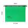 Cartella sospesa Joker cassetto interasse 33 cm fondo V 31,3 x 25 cm verde - 8651 - 1