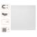 Lavagna magnetica modulare senza cornice 45 x 45 cm acciaio bianco - 12029 - 1