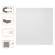 Lavagna magnetica modulare senza cornice 60 x 45 cm acciaio bianco - 12021 - 1
