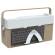 Organizer portatile da scrivania Ergobox S - 42,5 x 23 x 15 cm - legno-PET-ABS - legno-bianco-grigio - Alba - DKBOX - 3129710017713 - DMwebShop - 5