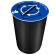 Coperchio raccolta carta per cestino 133R diametro 38 cm PVC blu Cep 1009340141 - 10006 - 1