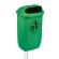 Cestino gettacarte Classic da esterni 40,4 x 34,8 x 74,5 cm 50 lt verde Medial 102050 - 11498 - 1