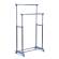 Stender appendiabiti AC9002 doppio 90 cm grigio cromo - 11441 - 1