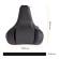 Supporto lombare ergonomico 38x37x5 cm nero - 17423 - 1