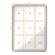 Bacheca per interni fondo magnetico bianco 9 fogli A4 verticale - 16475 - 1