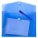 Busta a tasca con chiusura in velcro - PPL - 24 x 32 cm - blu-trasparente - conf. 5 pezzi - Exacompta - 56422E - 3130630564225 - DMwebShop - 1