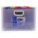 Classificatore con maniglia Crystal - 24 tasche - PP - 33 x 23,5 x 25 cm - Exacompta - 55198E - 3130630551980 - DMwebShop - 1