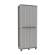 Armadio JWood 268 - 2 ante - PPL effetto legno - 68 x 37,5 x 170 cm - grigio tortora Terry - 1002717 - 8005646026164 - DMwebShop - 1
