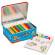 Valigetta in latta Color Kit 100 pennarelli e album da colorare - 22969 - 1