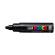 Marcatore a base d acqua Uni Posca PC7M punta tonda large 4,5-5,5 mm nero - 22301 - 1