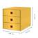 Cassettiera ClickeStore Cosy - 3 cassetti - giallo - Leitz - 53680019 - 4002432128693 - DMwebShop - 1