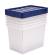 Contenitore multiuso 38 x 56 x 41 cm - 64 lt - PP - con coperchio blu - trasparente - Fellowes - Bankers Box - 100135773 - 43859804863 - DMwebShop - 4