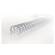 Dorsi spirale per rilegature - metallo - bianche - 34 anelli - passo 3:1 - 6,3 mm - scatola 100 pezzi - GBC - RG810470 - 5019577190125 - DMwebShop - 1