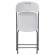 Sedia pieghevole 43x43x83 cm polietilene acciaio verniciato bianco - 17570 - 2