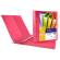 Raccoglitore personalizzabile Myto TI 4 anelli a D 17 mm dorso 2,5 cm 22 x 30 cm rosso Sei Rota 36911742 - 3006