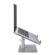 Base per laptop universale regolabile in metallo grigio - 3688 - 3