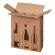 Scatola Wine Pack 3 bottiglie 30,5 x 10,8 x 36,8 cm cartone doppia onda avana - 27401 - 1