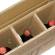 Scatola Wine Pack 3 bottiglie 30,5 x 10,8 x 36,8 cm cartone doppia onda avana - 27401 - 2