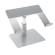 Base per laptop universale regolabile in metallo grigio - 3688