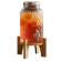Caraffa con rubinetto base bamboo 5,6 lt vetro trasparente - 17939 - 1