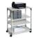 Mobile carrello Multifunzione System 88 con ruote 4 ripiani grigio 75 x 43,2 x 87,9 cm - 17591 - 1