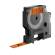 Nastro D1 Durable 12 mm x 3 mt vinile nero arancio - 1978367,17561 - 1