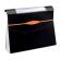 Portadocumenti a soffietto Optima 13 tasche 23 x 33 cm PP nero - 771 - 1