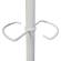 Appendiabiti a 6 ganci Music con 3 miniganci 175 cm bianco legno - 23735 - 3