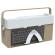 Organizer portatile da scrivania Ergobox S 42,5 x 23 x 15 cm legno PET ABS legno bianco grigio - 10409 - 5