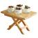 Stand richiudibile 30 x 20 x18 cm bamboo colore naturale - 17923 - 1