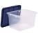 Contenitore multiuso 37 x 40 x 24,5 cm 22 lt PP con coperchio blu trasparente - 30474 - 4