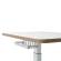 Scrivania Compatta Elettrica Sit Stand fissa 80 x 60 x 65,130 cm bianco - 1029 - 1