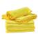 Panni microfibra Ultrega 40 x 40 cm giallo pack 10 pezzi - 15586 - 1