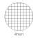 Blocco notes 90 A4 collato lato lungo quadretti 4 mm 50 fogli 90 gr 4 fori - 9328 - 1