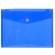 Busta a tasca con chiusura in velcro - PPL - 24 x 32 cm - blu-trasparente - conf. 5 pezzi - Exacompta - 56422E - 3130630564225 - DMwebShop
