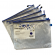 Busta a rete con cerniera blu - PVC - A4 - 27 x 36 cm - trasparente - conf. 5 pezzi - Starline - 3300 stl - 8025133103147 - DMwebShop