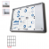 Bacheca per interni - magnetica - 12 fogli - A4 - ante scorrevoli - Studio T - SCSL12xA4 - DMwebShop