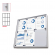 Bacheca per interni Economy - magnetica - 9 fogli - A4 - anta battente - Studio T - SCXS9xA4 - DMwebShop