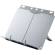 Leggio Booklift - formati A4-A3 - silver - Fellowes - 21140 - 77511211409 - DMwebShop