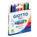 Pastelli a cera - lunghezza 90 mm - Ø 8,5 mm - colori assortiti - conf. 12 pezzi - Giotto - 281200 - 8000825059001 - DMwebShop