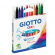 Pastelli a cera - lunghezza 90 mm - Ø 8,5 mm - colori assortiti - conf. 12 pezzi - Giotto 281200