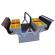 Cassetta portautensili - 3 scomparti - metallo - Metalplus - 7026/3 grigio - 8022715702637 - DMwebShop