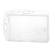 Portabadge rigido - 5,4 x 8,7 cm - trasparente - conf. 10 pezzi - Durable - 8905-19 - 4005546807621 - DMwebShop