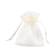 Sacchetti bomboniera Milly - 8,5 x 10 cm - organza avorio - conf. 20 pezzi - PNP - UL550DLL02VAV - 8013170366243 - DMwebShop