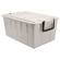 Contenitore Foodbox con coperchio 58 x 38 x 26 cm 40 lt PPL riciclabile bianco - 21754