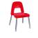 Sedia per bambini Piuma H 31 cm rosso - 22490